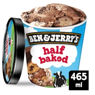 Ben & Jerry's Eis Half Baked Brownies & Cookie Dough 465ml